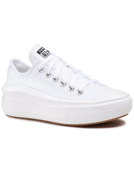 Plátěnky Converse bílé