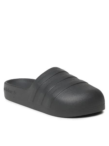 Šľapky adidas sivá