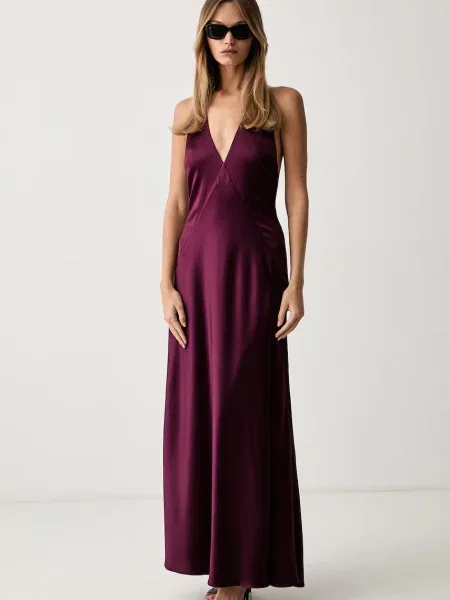 Bardot rochie evazată CITRINE