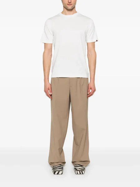 Tricou Extreme Cashmere din cașmir alb