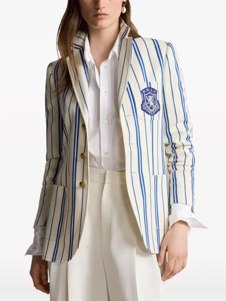 Μάλλινος μπλέιζερ Polo Ralph Lauren μπλε