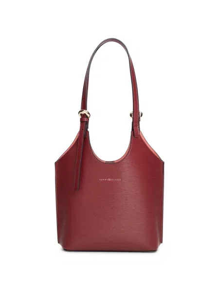 Shopper kabelka Tommy Hilfiger červená