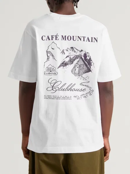 Koszulka Café Mountain biała