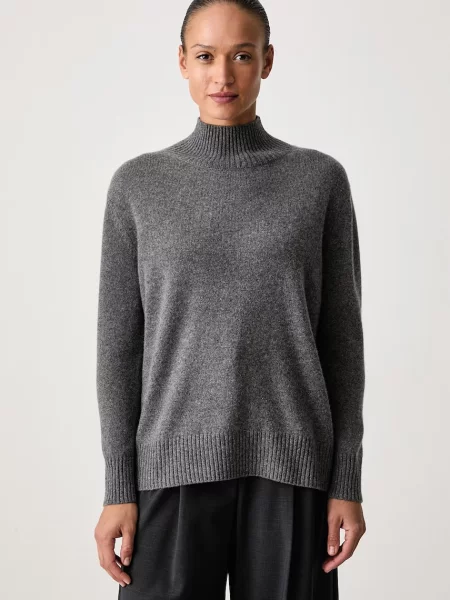 Kasmír szvetter Weekend Max Mara szürke