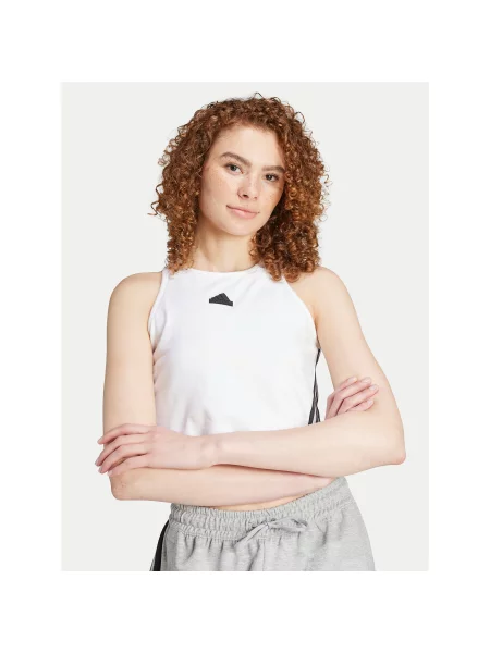 Adidas Топ Future Icons Slim Fit білий