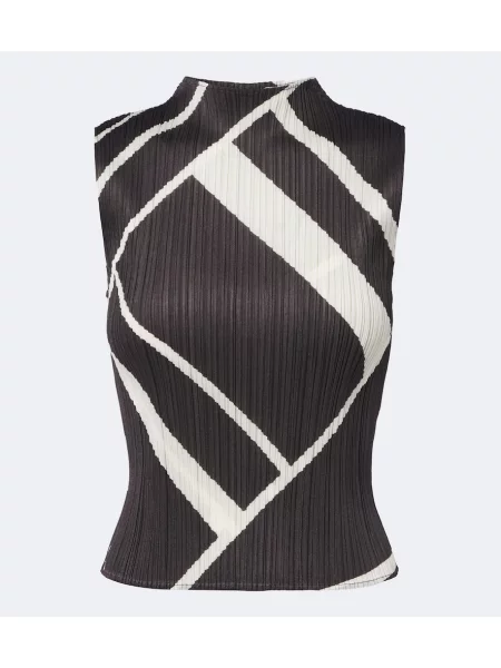 Top Pleats Please Issey Miyake cu imagine