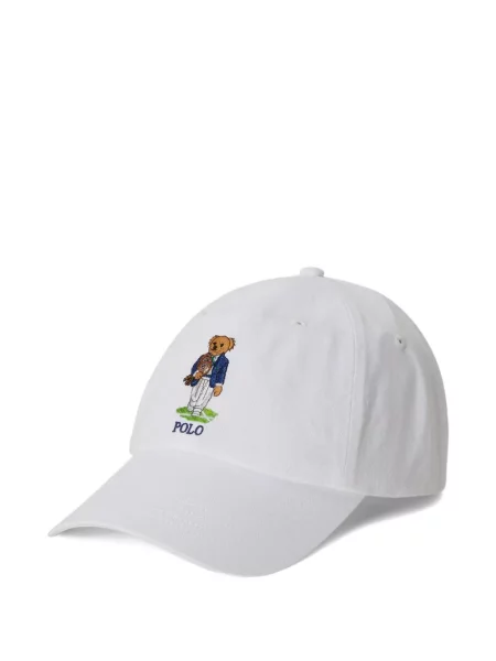 Șapcă Polo Ralph Lauren de mătase cu dungi cu cataramă albastru