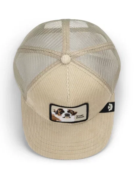 Goorin Bros шапка trucker от джинсова материя Corduroy Top Dog бежово