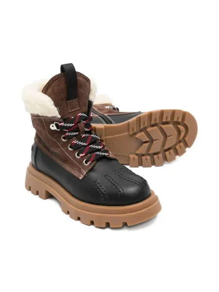 Botki dziecięce Dsquared2 brązowe