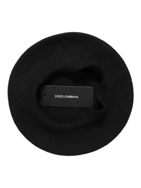 Czapka Dolce And Gabbana wełniana czarna