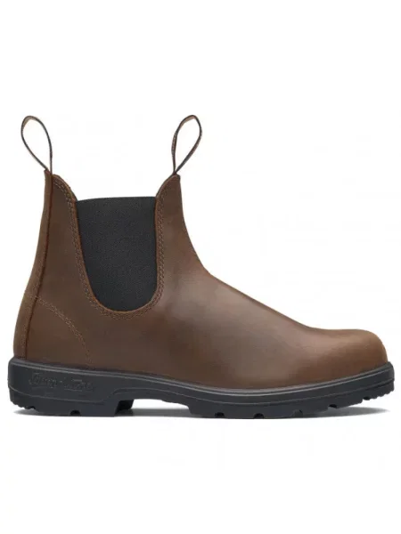 Botki Blundstone skórzane retro brązowe