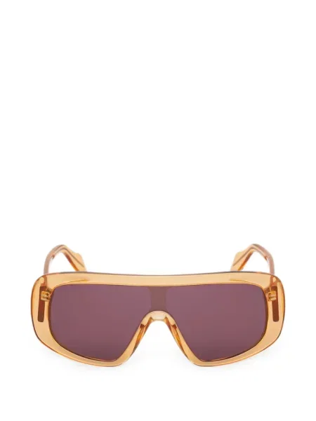 Ochelari de soare Pinko cu imprimeu geometric portocaliu