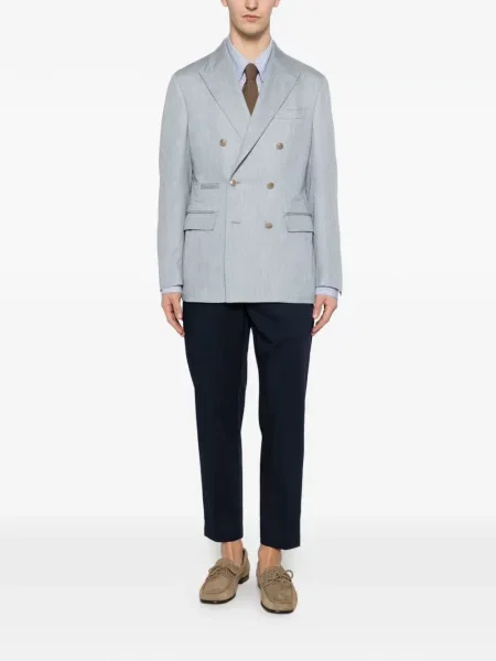 Pantaloni chino Eleventy albastru