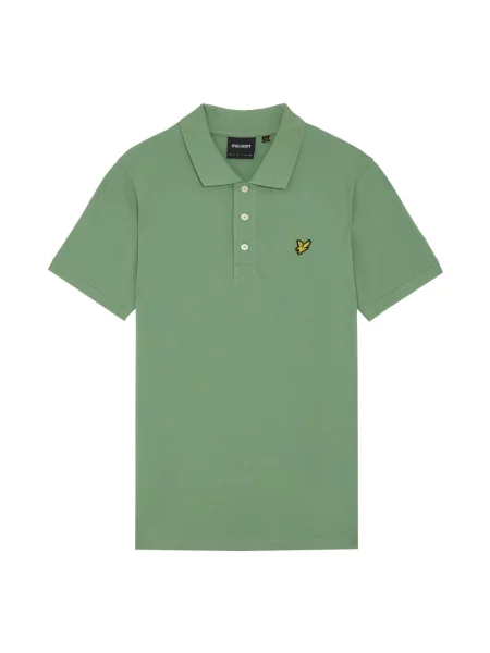 Koszulka polo Lyle & Scott zielona