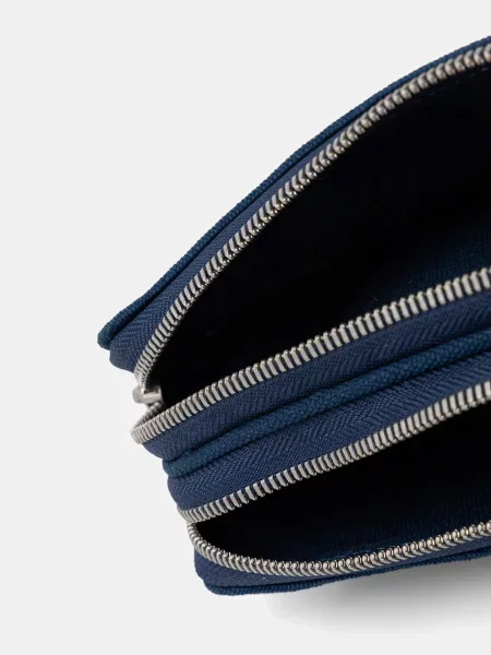 Calvin Klein Táska Webbing Strap Canvas Camera Bag kék