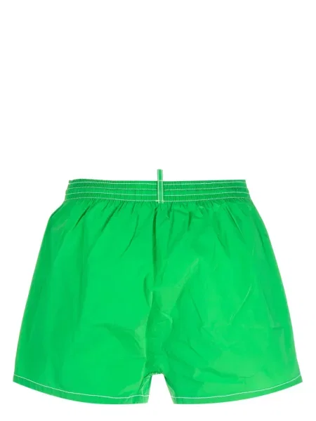 Slip de baie Dsquared2 cu imagine verde