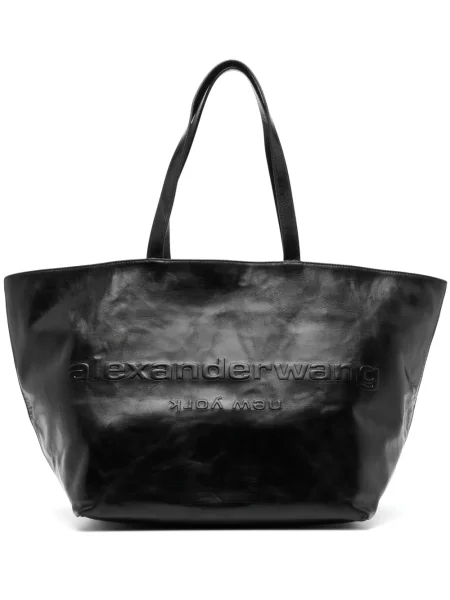 Geanta de piele Alexander Wang din piele negru