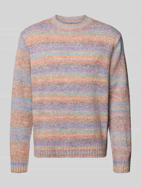 Sweter o kroju regular fit z dodatkiem wełny model WERNER' Jake*s Studio Men różowy