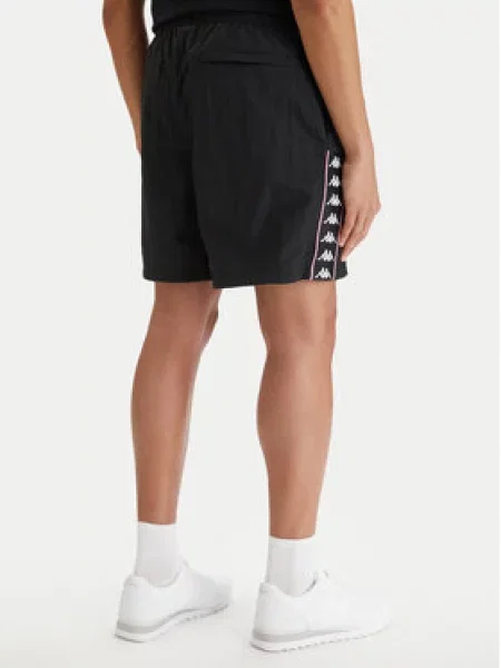 Kappa Športne kratke hlače Comfort Fit črna