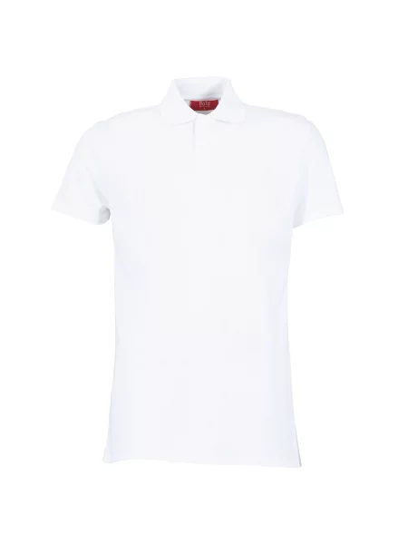 Polo majica Botd s kratkimi rokavi bela