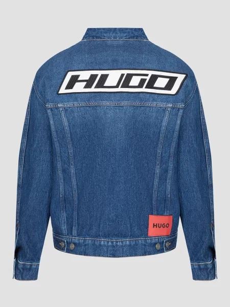 Джинсова куртка Hugo синя