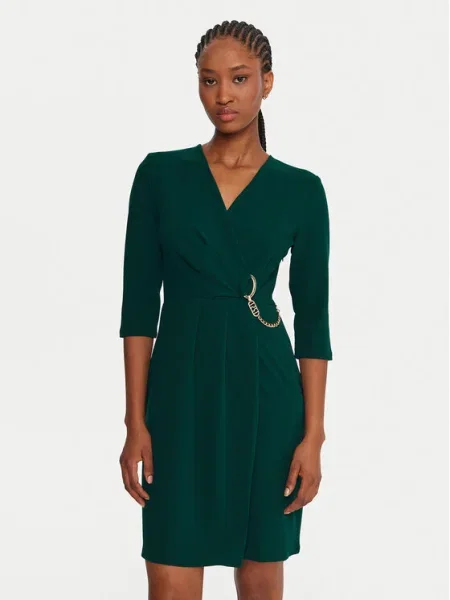 Rinascimento Rochie cocktail verde