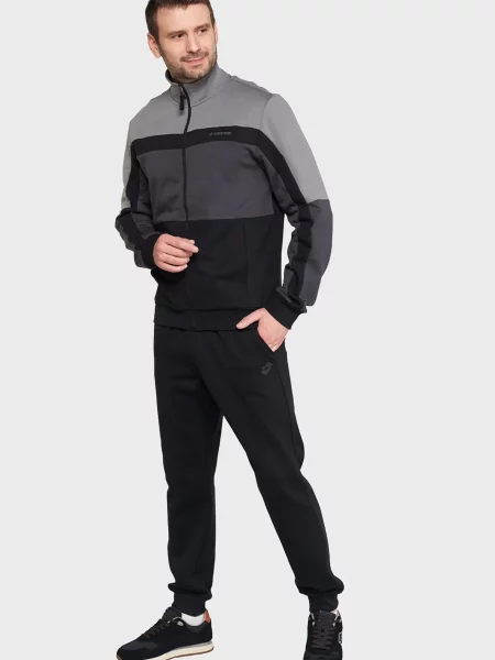 Костюмний спортивний костюм Lotto чорний