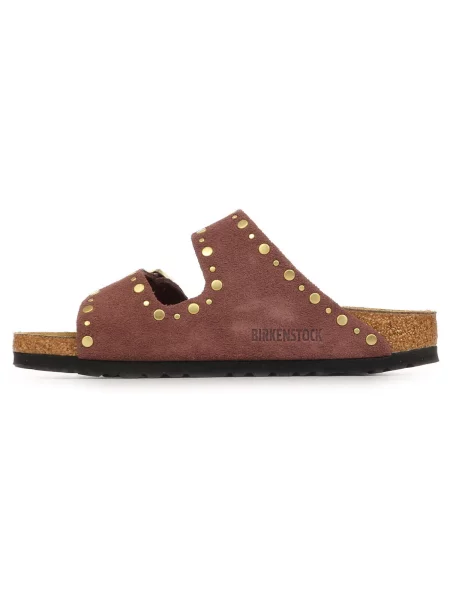 Birkenstock Pantofle Arizona Rivet S Cvočky starorůžová / zlatá růžové