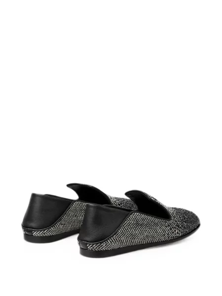 Papuci de casă Jimmy Choo negru