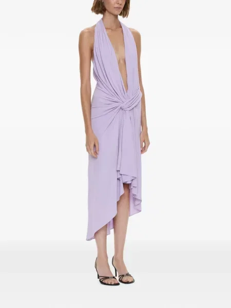 Rochie midi Christopher Esber violet