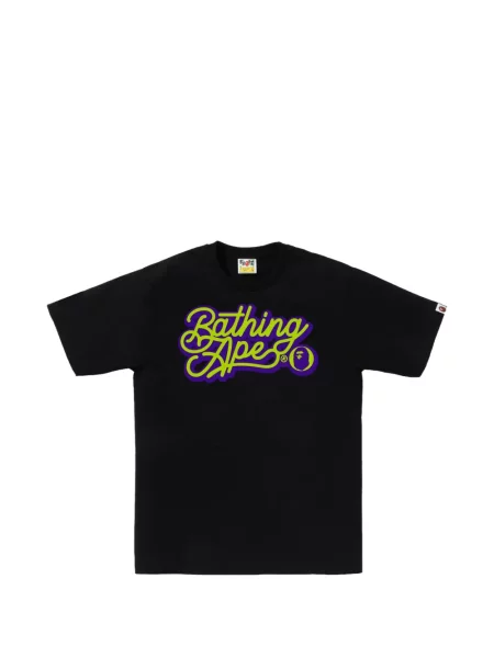 Tricou A Bathing Ape® cu imagine negru