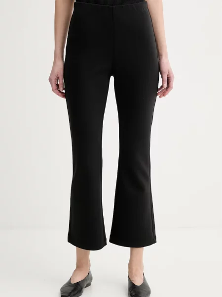 Calvin Klein pantaloni dama cu vâscoză negru