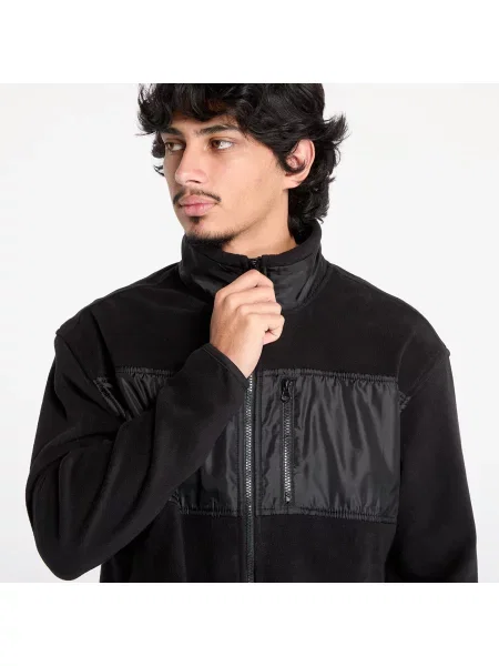 Kurtka Urban Classics Patched Micro Fleece Jacket Black S czarna