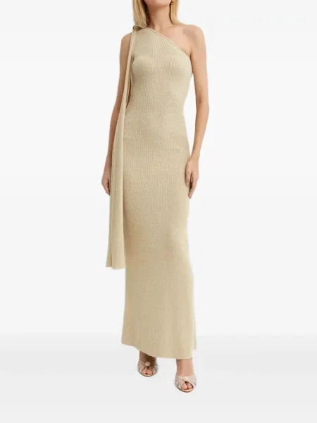 Rochie maxi Aya Muse cu un umăr gol de costum