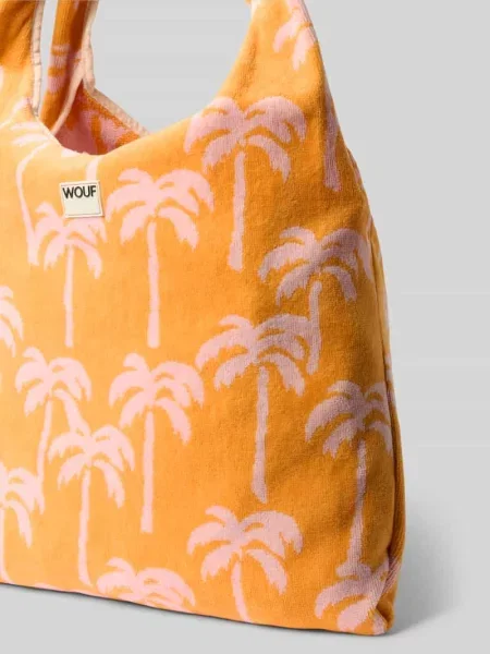 Torba na ramię z naszywką z logo model Tenerife' Wouf pomarańczowa
