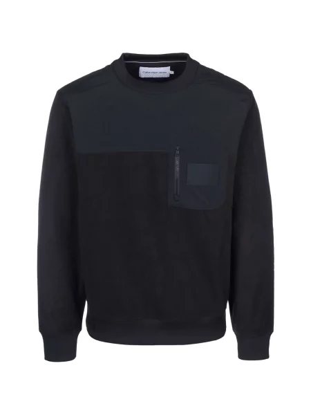 Geacă de blugi Calvin Klein Jeans negru