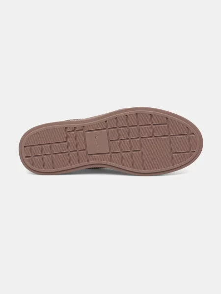 Calvin Klein Sneakers tornacipő Low Pro Cupsole | hasított bőr rózsaszín