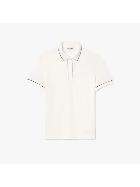 Поло Lacoste белое