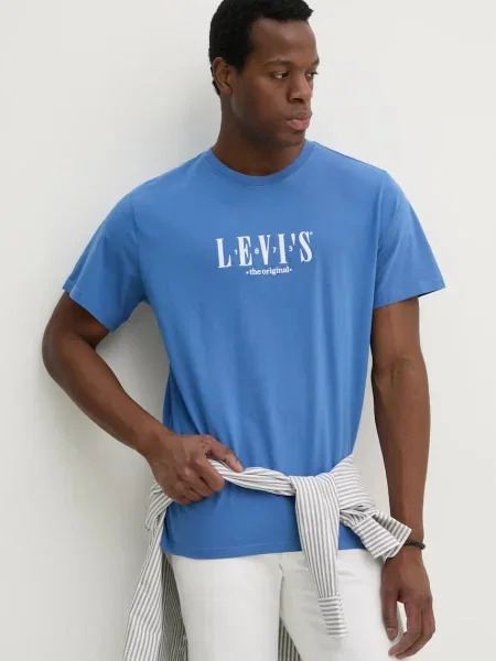 Tričko Levi's SS RELAXED FIT TEE fialová