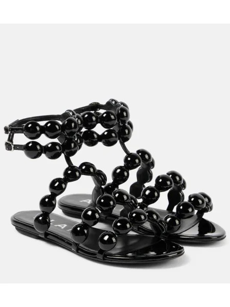 Sandale Alaïa din piele negru