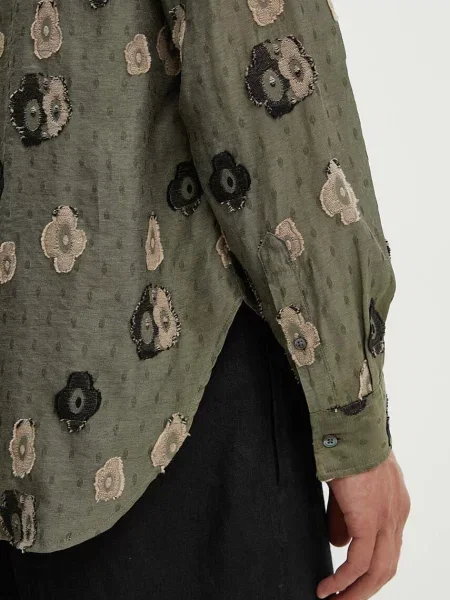 Сорочка Sunflower relaxed класичний комір зелений