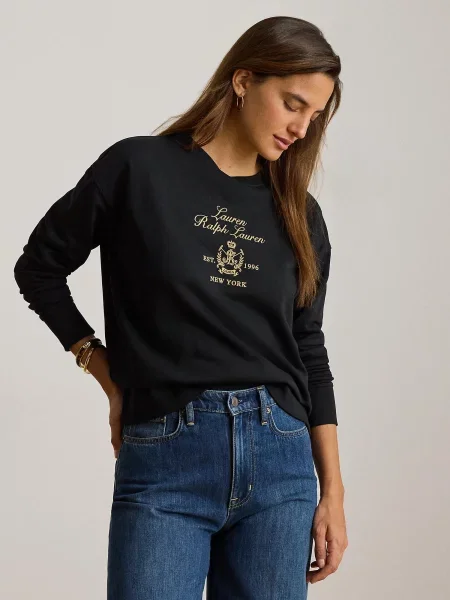 Lauren Ralph Lauren Mikina žltá čierna