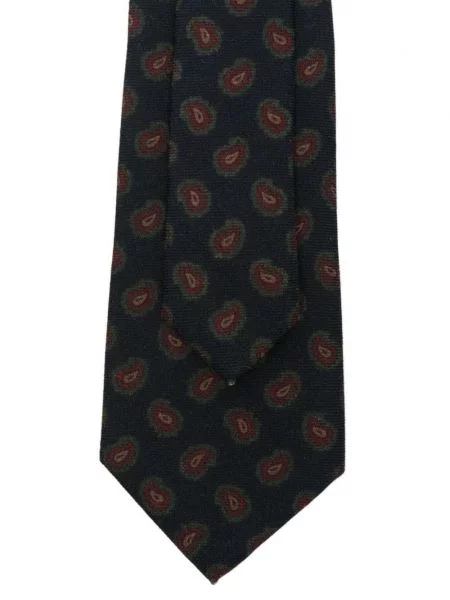 Pledas raštuotas drobė kaklaraištis Polo Ralph Lauren mėlyna