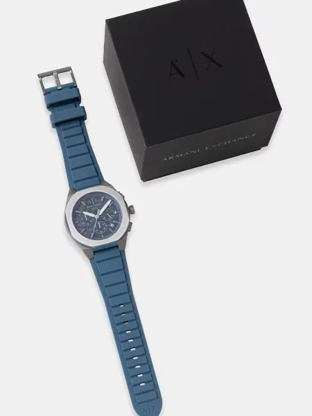 Armani Exchange zegarek sportowy Sync niebieski