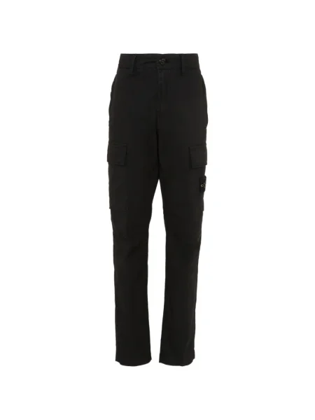 Spodnie dziecięce Stone Island czarne