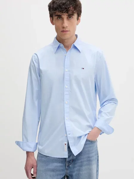 Tommy Jeans košile modrá