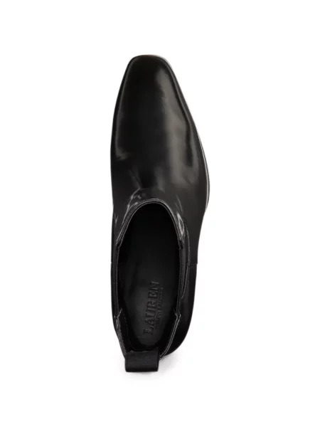 Botine Lauren Ralph Lauren din piele negru