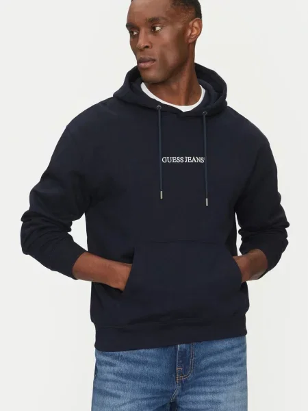 Худі Guess Jeans темно-синій синє