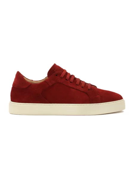 Sneakersy Kazar skórzane czerwone