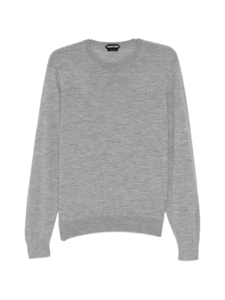 Tricou Tom Ford de lână gri